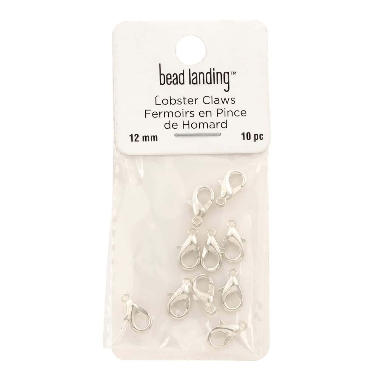 12 Packs: 10 ct. (120 total) 12mm Lobster Claw Clasps by Bead Landing™